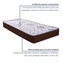 Ver imagem 5 de Colchão de Solteiro 88x188x14cm D33 Millenium Colchoarte Marrom