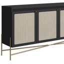 Ver mais imagens de Balcão Aparador Buffet 3 Portas 180cm Arlo A10 Nero/dourado - Mpozenato