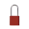 Cadeado Pado Abs Bloqueio 42mm Haste de Aço - Vermelho - 1