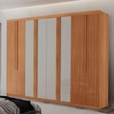Ver imagem 3 de Guarda Roupa Casal Pollo Mdf com 8 Portas 4 Gavetas Moderna Mobília