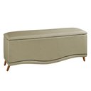 Ver imagem 6 de Cabeceira e Calçadeira Baú Cama Box Casal Queen Size Belize 160cm Corano Areia - Desk Design