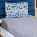 Ver imagem 6 de Enxoval Kit Colcha + Jogo de Cama Lençol Bouti Solteiro Infantil Kids 4 Peças 100% Poliéster -