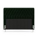 Ver imagem 3 de Cabeceira Estofada para Cama Box Bellatrix 160 para Cama Queen Sued Verde Aradecor