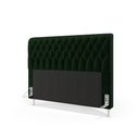 Ver imagem 2 de Cabeceira Estofada para Cama Box Bellatrix 160 para Cama Queen Sued Verde Aradecor