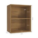 Ver imagem 5 de Armário Aéreo Celeste Kappesberg 100% Mdf 1 Porta Nogueira/branco 60cm