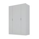 Ver imagem 2 de Guarda Roupa Solteiro 1,60m C/ 4 Portas 2 Gavetas 100% Mdf Cor:branco