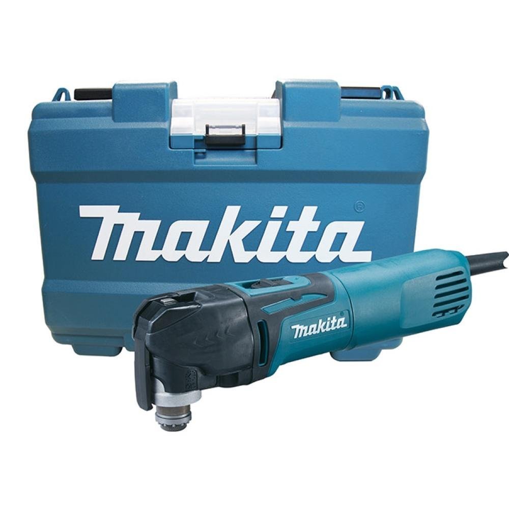 Multi Ferramenta Lixar Cortar Desbastar 320w com Encaixe Ois Maleta Tm3010ck 127v Makita