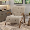 Ver imagem 1 de Poltrona do Papai em Veludo Pés em MDF Garden