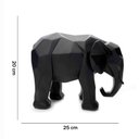 Ver imagem 5 de Escultura Elefante em Poliresina Preto 20x25x13 cm - D’Rossi