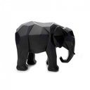 Ver imagem 3 de Escultura Elefante em Poliresina Preto 20x25x13 cm - D’Rossi