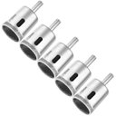 Ver imagem 1 de Serra Copo Diamantada Refrigerada 32mm Porcelanato Vidro Mármore | 05 Un