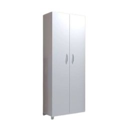 Armário Multiuso Alto 2 Portas Ajlstore - Branco | Ideal para Lavanderia e Despensa - 1
