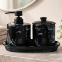 Ver imagem 2 de Kit Banheiro Lavabo Jogo Sabonete Líquido 3 Peças / Kb-869