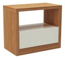 Ver imagem 2 de Mesa Cabeceira 1GAV - Freijo/Off White - TW140