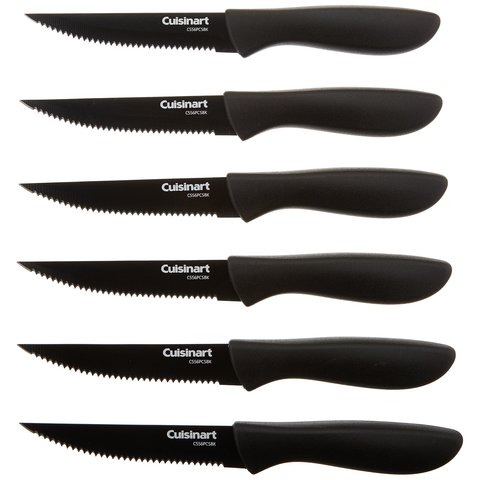 Cuisinart Conjunto de Facas para Bife 6 Peças com Revestimento Cerâmico