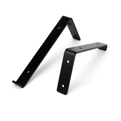 4pçs Mão Francesa Suporta 70kg o Par Prateleira 20cm Suporte