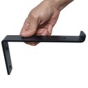 Ver imagem 4 de 4pçs Mão Francesa Suporta 70kg o Par Prateleira 20cm Suporte