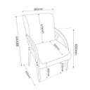 Ver imagem 3 de Poltrona Decorativa Veludo Duda Espresso Móveis