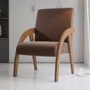 Ver imagem 1 de Poltrona Decorativa Veludo Duda Espresso Móveis