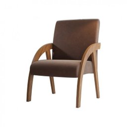 Poltrona Decorativa Veludo Duda Espresso Móveis - 2