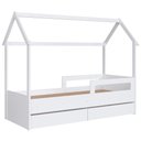 Ver imagem 1 de Cama Infantil Casinha com 2 Gavetas Infix C06 Branco - Mpozenato