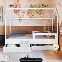 Ver imagem 5 de Cama Infantil Casinha com 2 Gavetas Infix C06 Branco - Mpozenato
