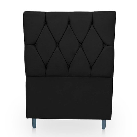 Cabeceira Estofada para Cama de Solteiro 90 Athena Suede