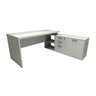 Mesa de Escritório em L 170cm com Balcão e 3 Gavetas - 3