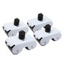 Pe de Gel para Freezer, Fogão Rodizio Branco (secalux) - 1