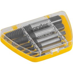 Jogo Extrator de Parafuso Quebrado com 6 Peças Vonder - 1