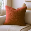 Ver imagem 2 de Kit 6 Capas de Almofada Bouclé 50x50 Decorativa Terracota