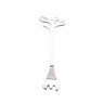 Conjunto de 4 Garfos para Aperitivo Wolff Leaves Prata de Aço Inox - 3