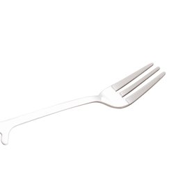 Conjunto de 4 Garfos para Aperitivo Wolff Leaves Prata de Aço Inox - 6