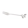 Conjunto de 4 Garfos para Aperitivo Wolff Leaves Prata de Aço Inox - 1