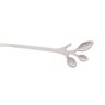 Conjunto de 4 Garfos para Aperitivo Wolff Leaves Prata de Aço Inox - 4