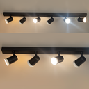 Ver mais imagens de Kit 2 Trilho Eletrificado 3 Spot Led Mr16 Gu10 Direcionável Cor:preto