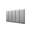 Ver imagem 1 de Placas Cabeceira Solteiro 100cm X 60cm 5 Placas Cinza