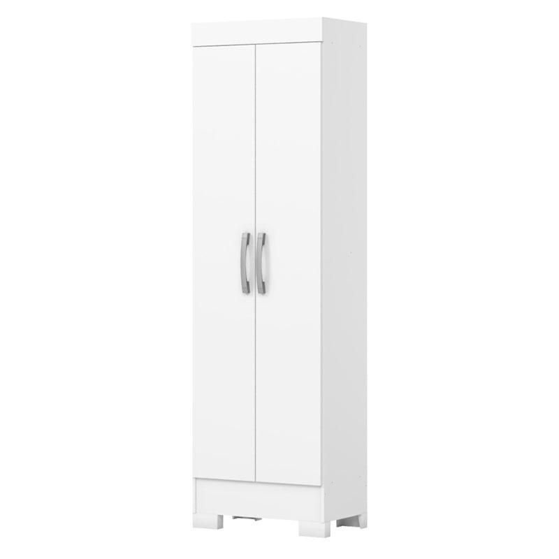 Armário Multiuso 02 Portas 03 Prateleiras B387 Branco - Henn