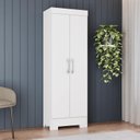 Ver imagem 5 de Armário Multiuso 02 Portas 03 Prateleiras B387 Branco - Henn - Briz