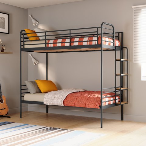 Beliche em Ferro Aço Carbono Tubular Teko Casatema MadeiraOriginals Preto/Fosco/Álamo