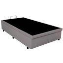 Ver imagem 2 de Cama para Box com Baú Blindada Corino Linho Cinza 79x198 BeG
