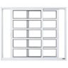 Janela Quadriculada de alumínio 02 folhas branca maxx - 100x150 - 3