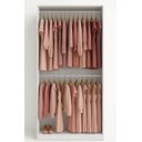 Ver imagem 7 de Armário Arara Cabideiro Duplo Expositor Loja Infantil 90x205 Branco