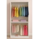 Ver imagem 4 de Armário Arara Cabideiro Duplo Expositor Loja Infantil 90x205 Branco