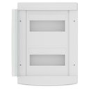 Ver imagem 4 de Quadro Distribuição Embutir Disjuntor 12/16 Barramento Neutro/terra Branco Porta Transparente