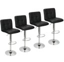 Ver imagem 5 de Kit C| 4 Banqueta Gomos Confort , Giratoria, com Regulagem de Altura Preta