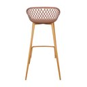 Ver imagem 4 de Banqueta Alta com Encosto e Apoio para Pés Clarice