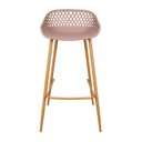 Ver imagem 3 de Banqueta Alta com Encosto e Apoio para Pés Clarice