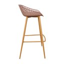 Ver imagem 5 de Banqueta Alta com Encosto e Apoio para Pés Clarice