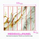 Ver imagem 4 de Papel de Parede Painel 3D Mármore Branco Fio Dourado 3,5M Revestimento Auto Colante Marmorizado